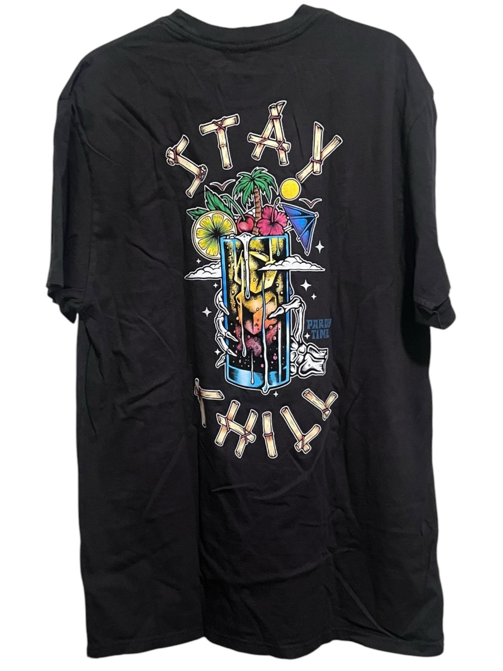 NWT Pardy Time Stay Chill T-Shirt Size Large